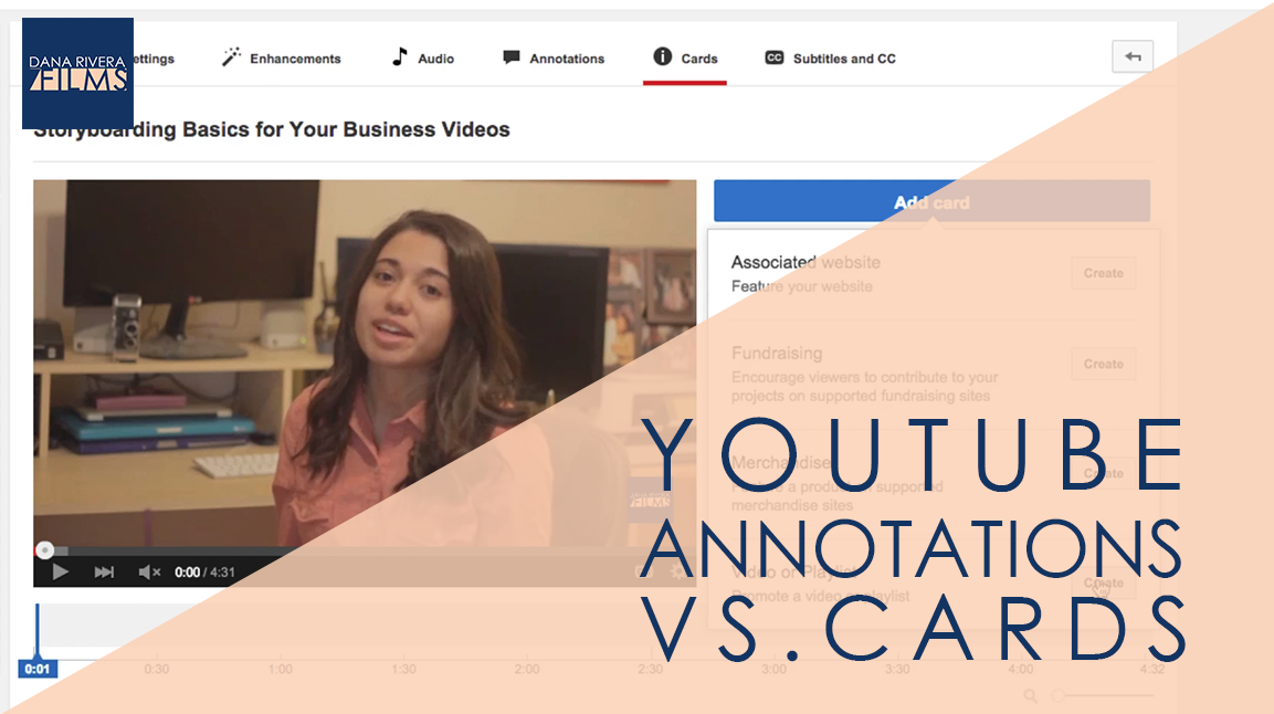 YouTube Annotations vs. Cards